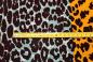 Preview: ORANGE LEOPARD Afrikanischer Wax Print Stoff
